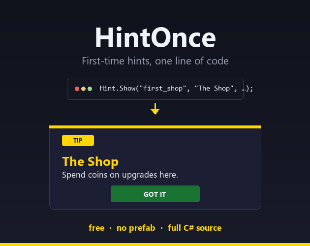 HintOnce
